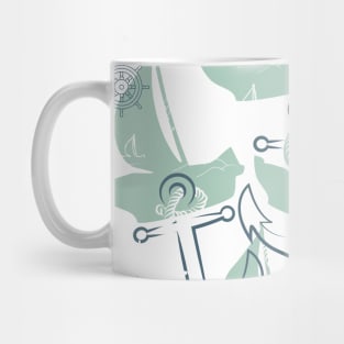 Sailor's Dreams Seamless Pattern Mug